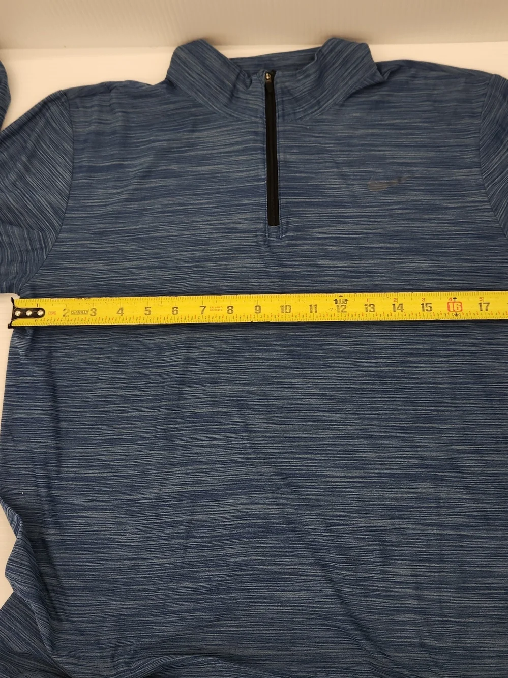 Nike Dri-FIT Men's Blue Quarter-Zip Pullover Sweater
